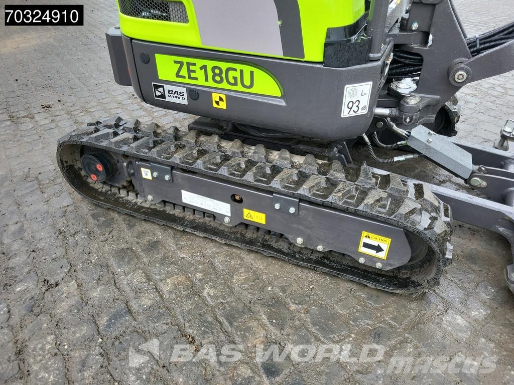 Zoomlion ZE18 GU KUBOTA ENGINE - CE CERTIFIED Minigravere <7t