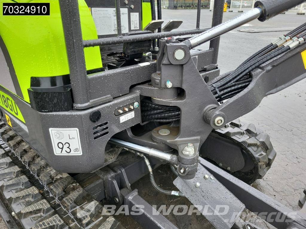 Zoomlion ZE18 GU KUBOTA ENGINE - CE CERTIFIED Minigravere <7t