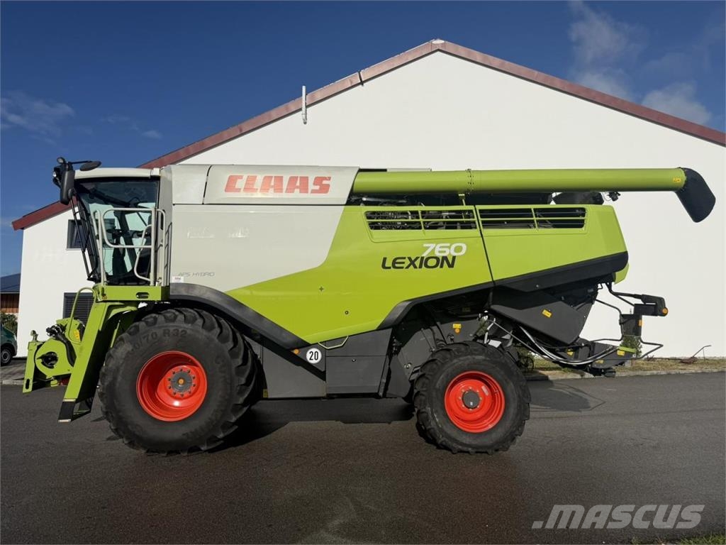 CLAAS Lexion 760 GPS 3D 30km/h V1050 Grainmeter Зернозбиральні комбайни
