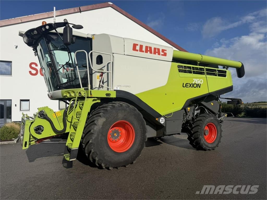CLAAS Lexion 760 GPS 3D 30km/h V1050 Grainmeter Зернозбиральні комбайни