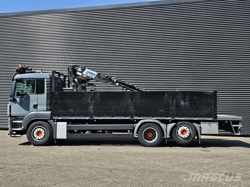 MAN TGS 26.360 / KENNIS ROLLER CRANE/KRAN / 6X2-4 BL شاحنات الرافعات