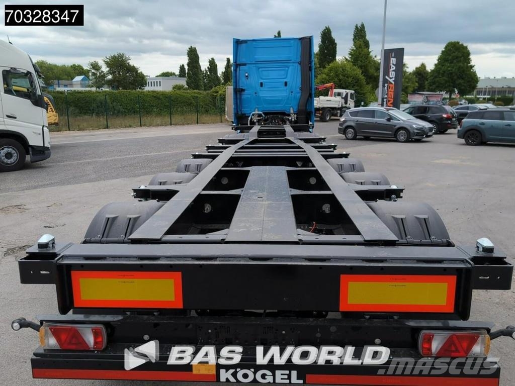 Kögel S24-2 Lift Axle 20,30,40ft Semirremolques portacontenedores