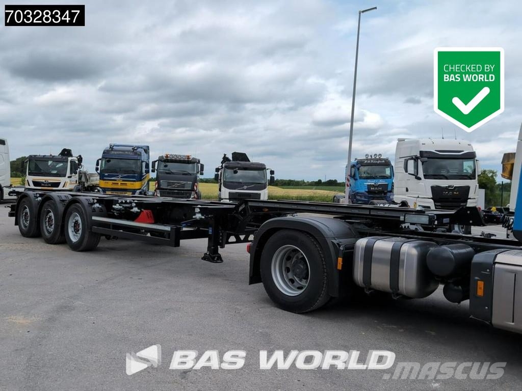 Kögel S24-2 Lift Axle 20,30,40ft Semirremolques portacontenedores