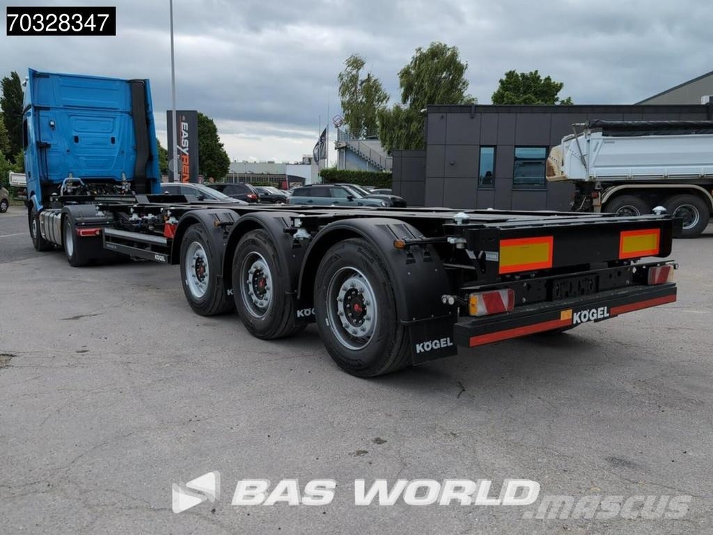 Kögel S24-2 Lift Axle 20,30,40ft Semirremolques portacontenedores