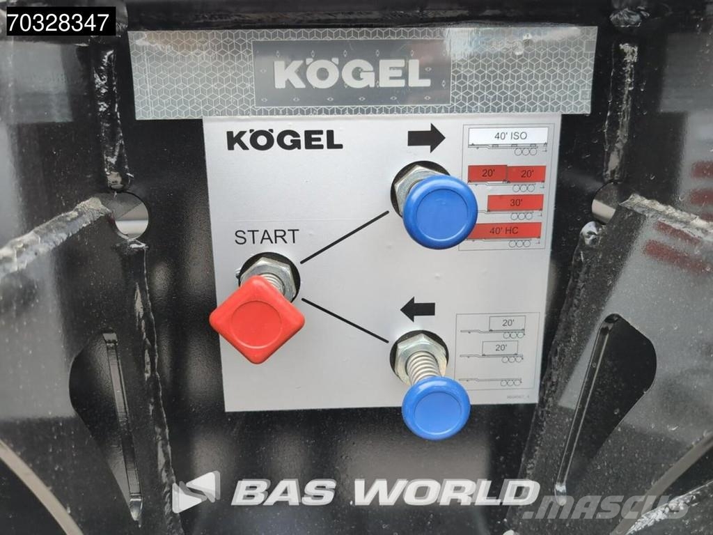 Kögel S24-2 Lift Axle 20,30,40ft Semirremolques portacontenedores