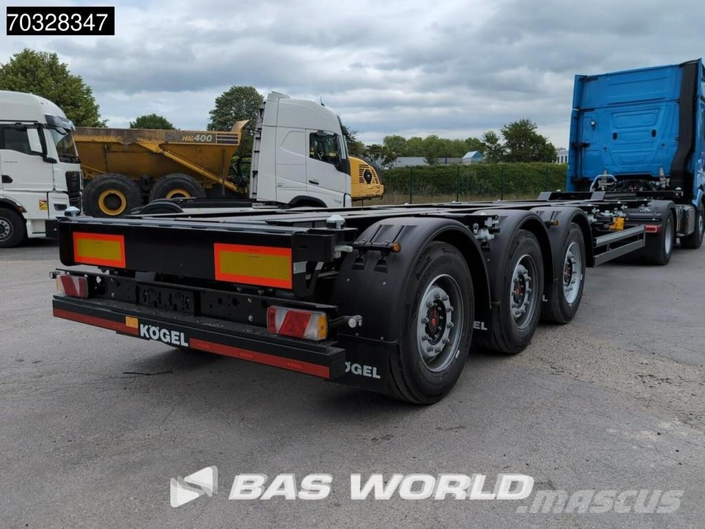 Kögel S24-2 Lift Axle 20,30,40ft Semirremolques portacontenedores