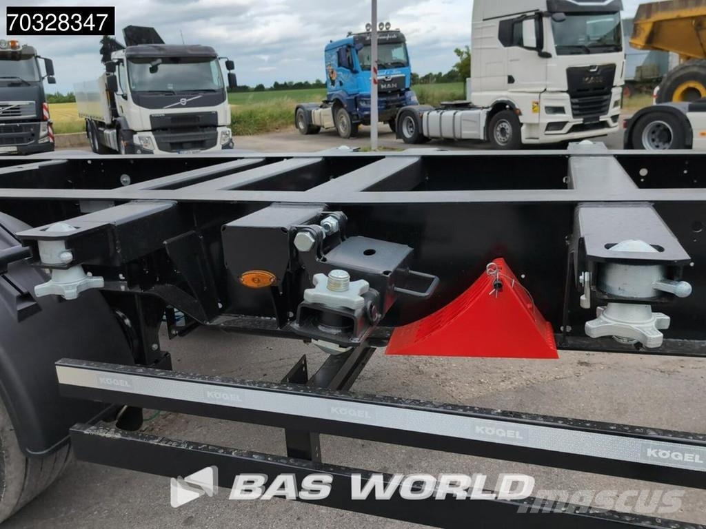 Kögel S24-2 Lift Axle 20,30,40ft Semirremolques portacontenedores