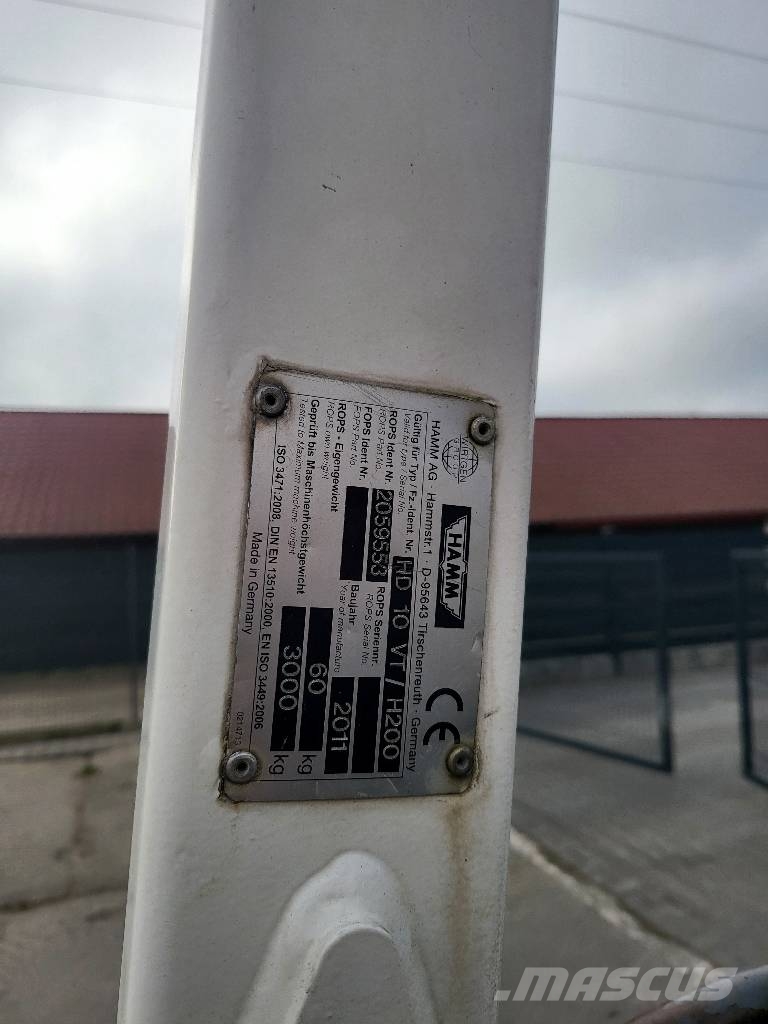 Hamm HD 10 VT Kombinovani valjci