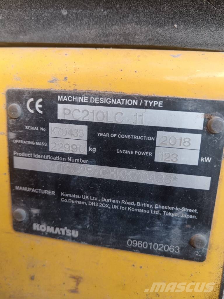 Komatsu PC 210 LC-11 履带挖掘机