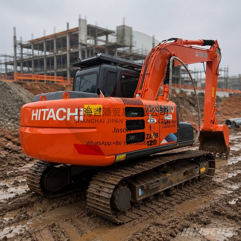 Hitachi ZX 120 Kāpurķēžu ekskavatori