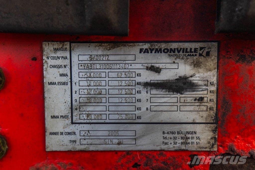 Faymonville STN-3U - 62 500 KG Low loader-semi-trailers