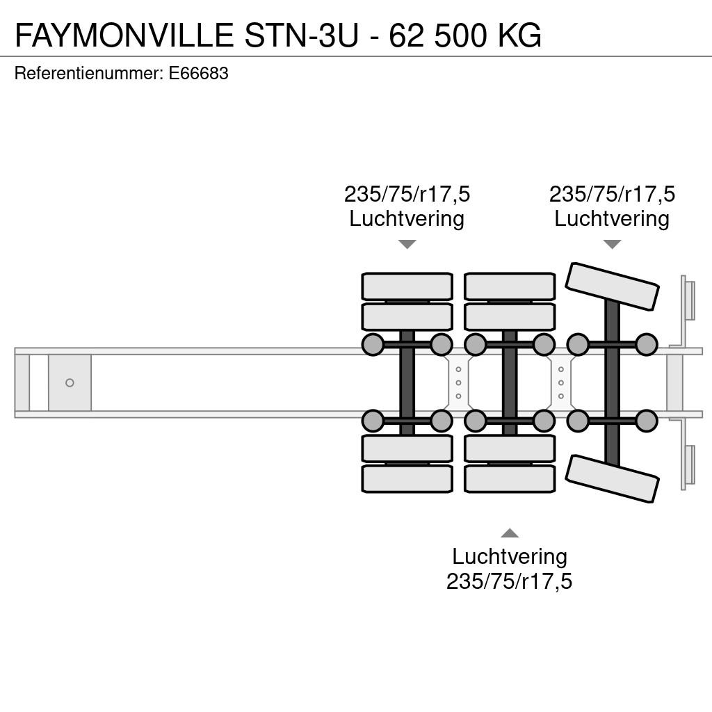 Faymonville STN-3U - 62 500 KG Low loader-semi-trailers
