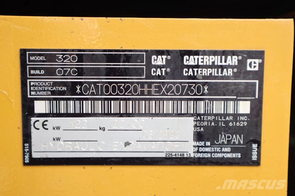 CAT 320 07C | BUCKET | QUICK COUPLER Raupenbagger