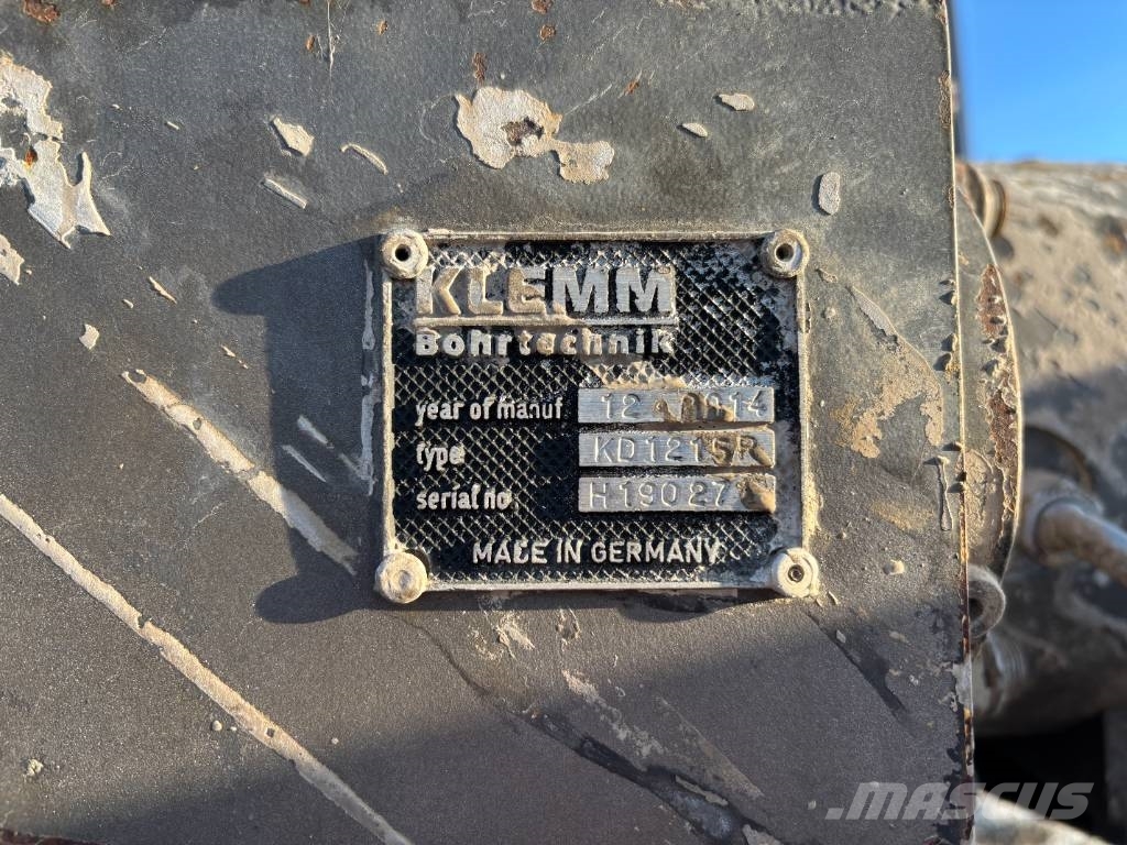 Klemm KR 803-1 Mašine za zabijanje stubova