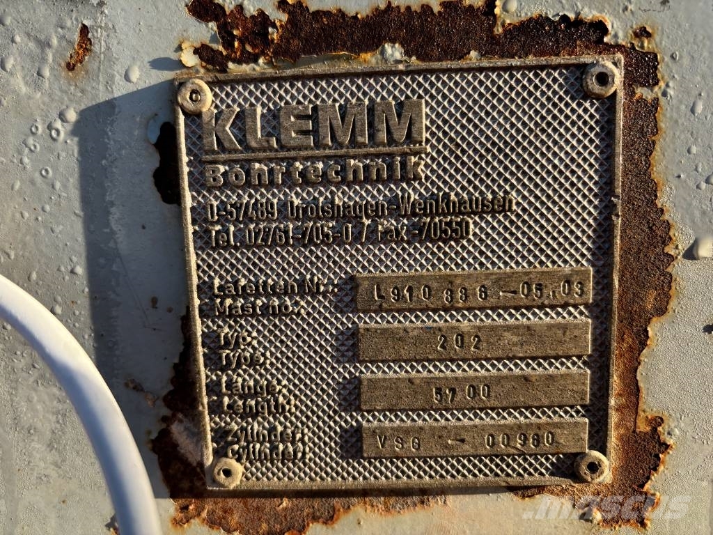 Klemm KR 803-1 Mašine za zabijanje stubova