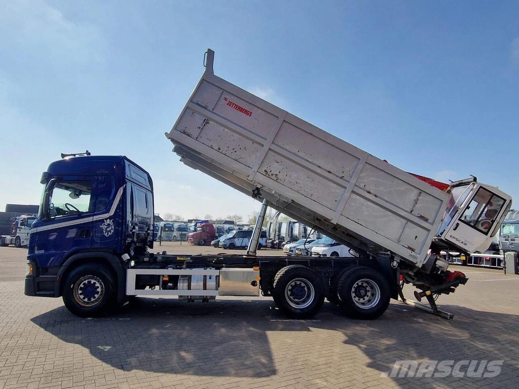 Scania G500 6x2 - Tipper + Palfinger epsilon M110L - Reta Kraner til alt terræn