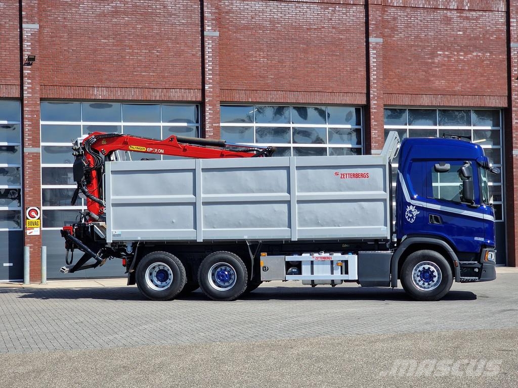 Scania G500 6x2 - Tipper + Palfinger epsilon M110L - Reta Kraner til alt terræn