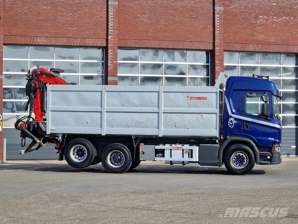 Scania G500 6x2 - Tipper + Palfinger epsilon M110L - Reta Kraner til alt terræn