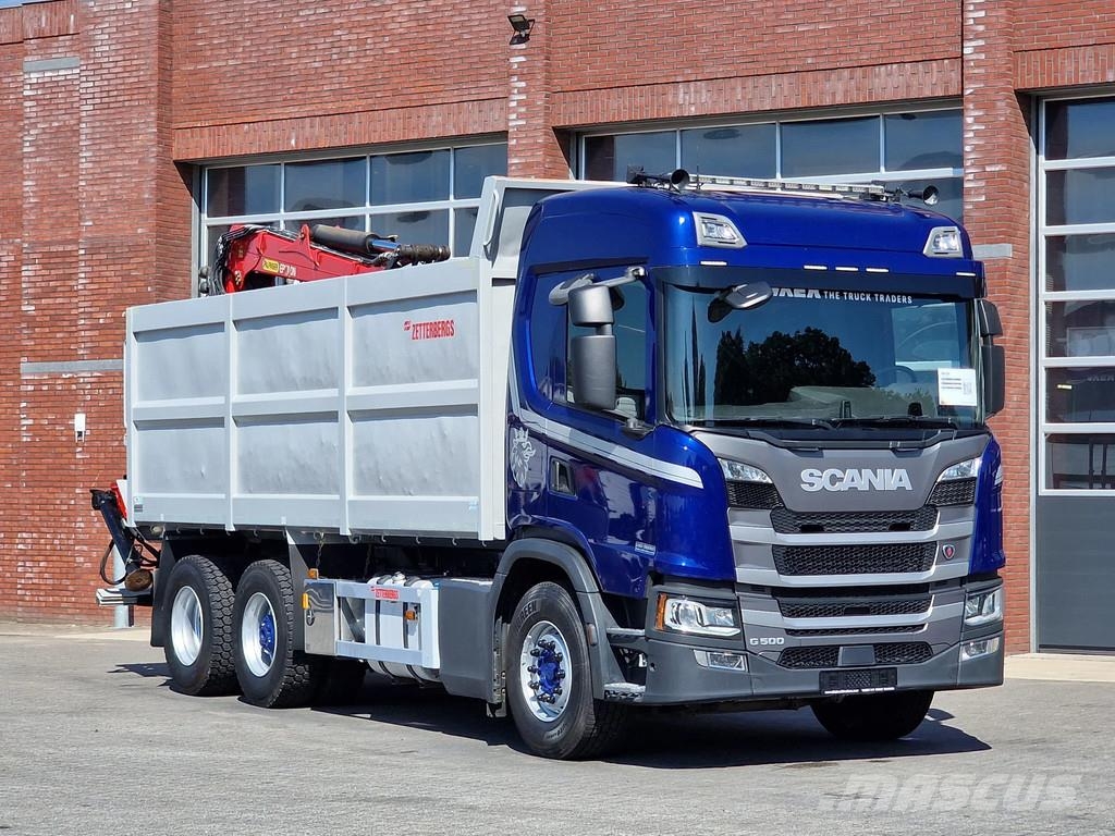 Scania G500 6x2 - Tipper + Palfinger epsilon M110L - Reta Kranen voor alle terreinen