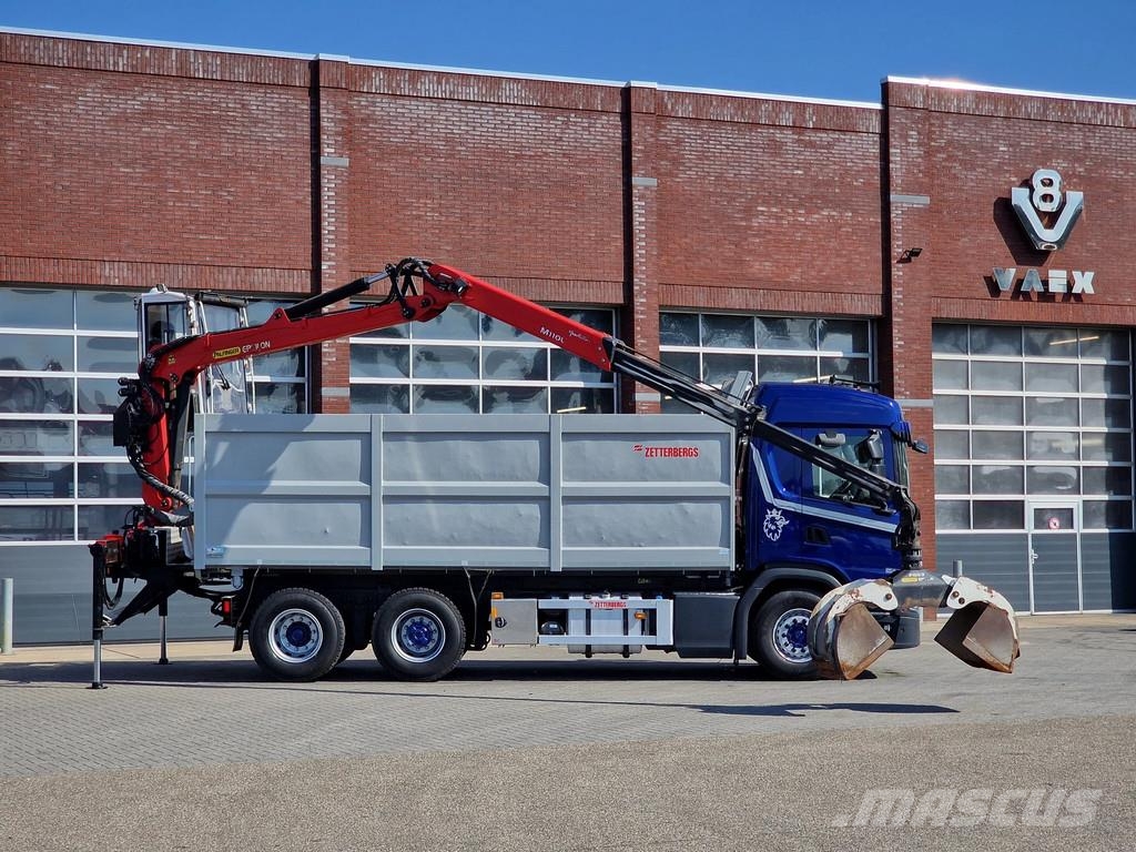 Scania G500 6x2 - Tipper + Palfinger epsilon M110L - Reta Kranen voor alle terreinen