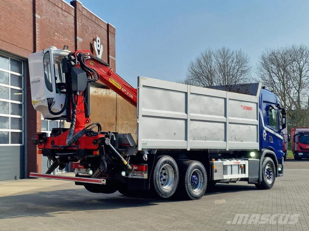 Scania G500 6x2 - Tipper + Palfinger epsilon M110L - Reta Kraner til alt terræn