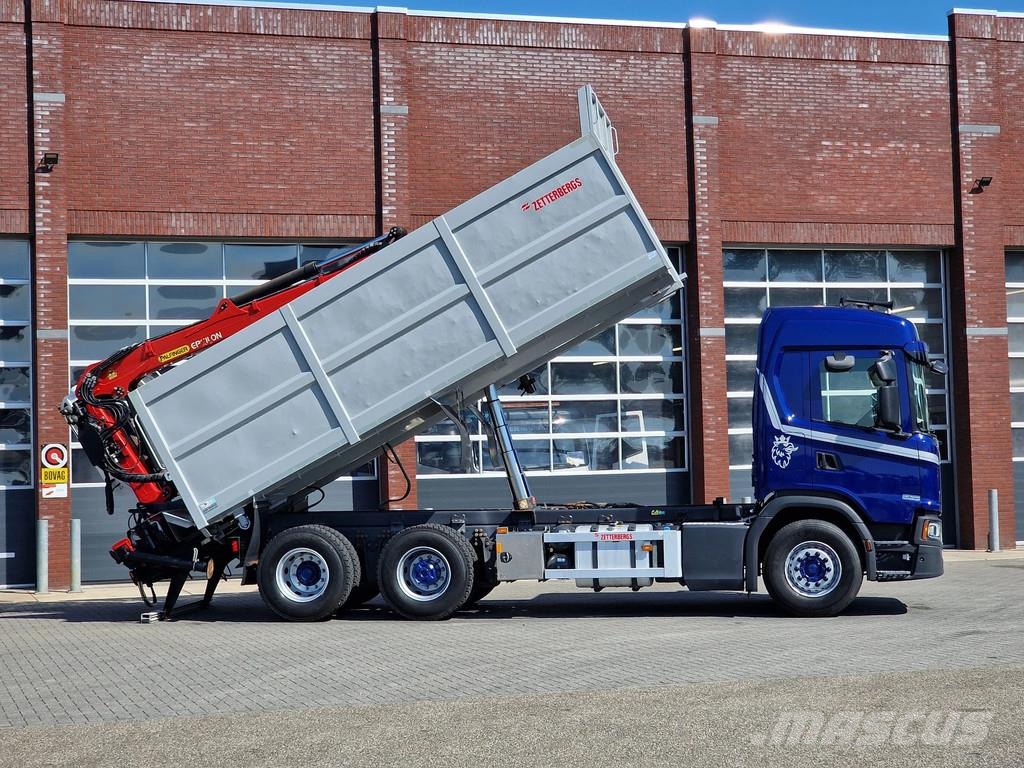 Scania G500 6x2 - Tipper + Palfinger epsilon M110L - Reta Kraner til alt terræn