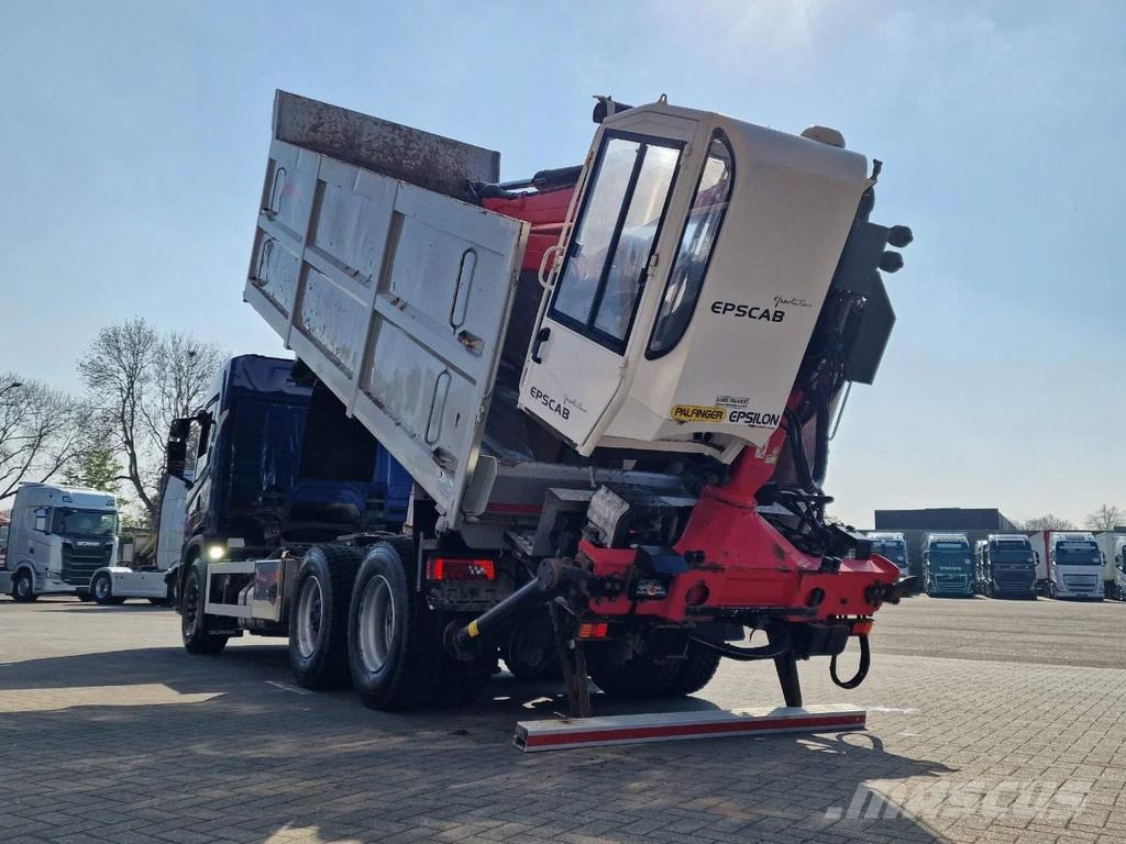Scania G500 6x2 - Tipper + Palfinger epsilon M110L - Reta Kraner til alt terræn
