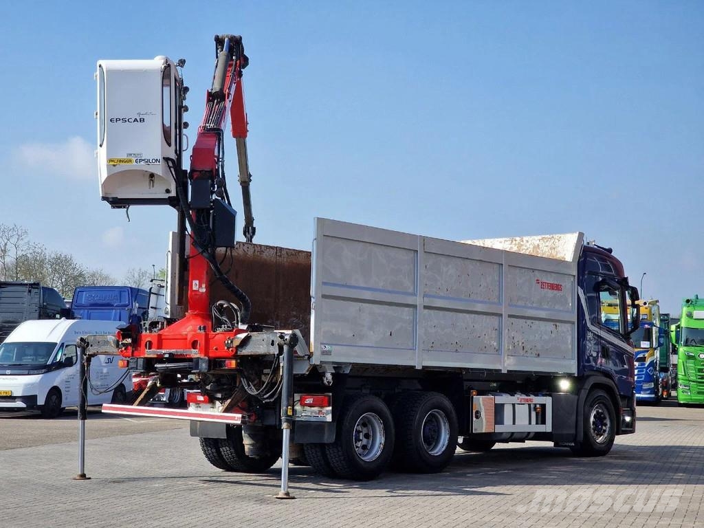 Scania G500 6x2 - Tipper + Palfinger epsilon M110L - Reta Kraner til alt terræn