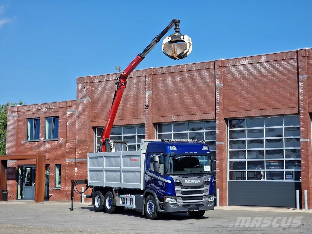 Scania G500 6x2 - Tipper + Palfinger epsilon M110L - Reta Kraner til alt terræn