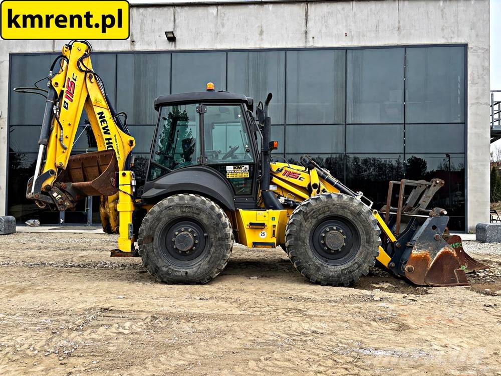 New Holland B 115 C KOPARKO-ŁADOWARKA 2017r. MTH: 3610 | jcb 3 Backhoe loaders