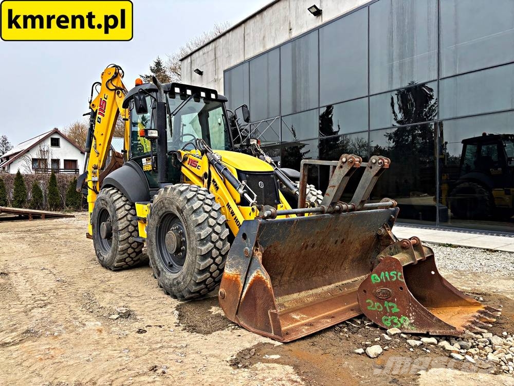 New Holland B 115 C KOPARKO-ŁADOWARKA 2017r. MTH: 3610 | jcb 3 Backhoe loaders