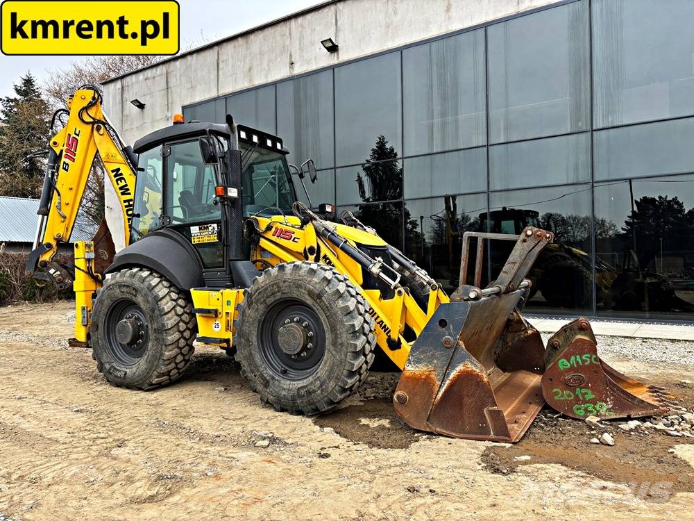 New Holland B 115 C KOPARKO-ŁADOWARKA 2017r. MTH: 3610 | jcb 3 Backhoe loaders
