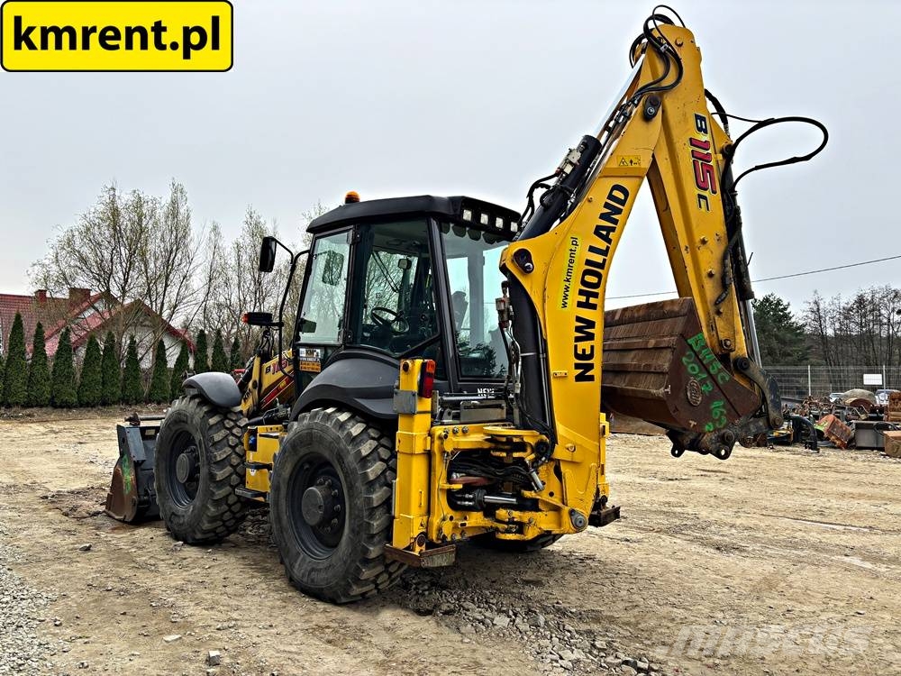 New Holland B 115 C KOPARKO-ŁADOWARKA 2017r. MTH: 3610 | jcb 3 Backhoe loaders