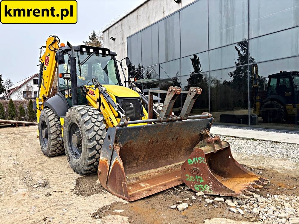 New Holland B 115 C KOPARKO-ŁADOWARKA 2017r. MTH: 3610 | jcb 3 Backhoe loaders