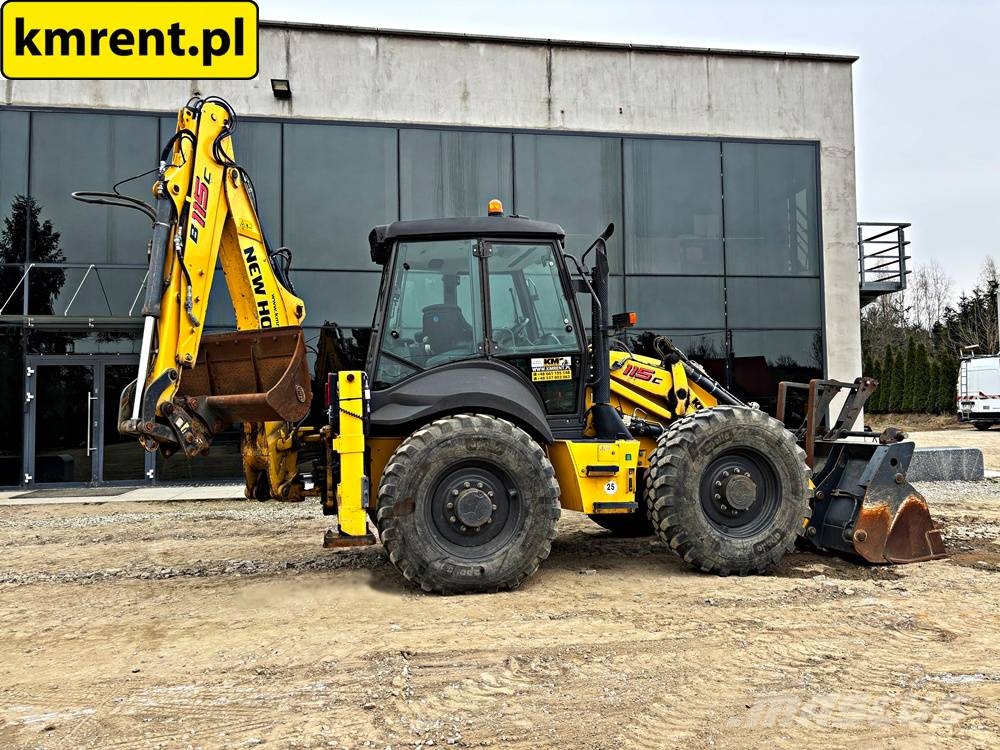 New Holland B 115 C KOPARKO-ŁADOWARKA 2017r. MTH: 3610 | jcb 3 Backhoe loaders
