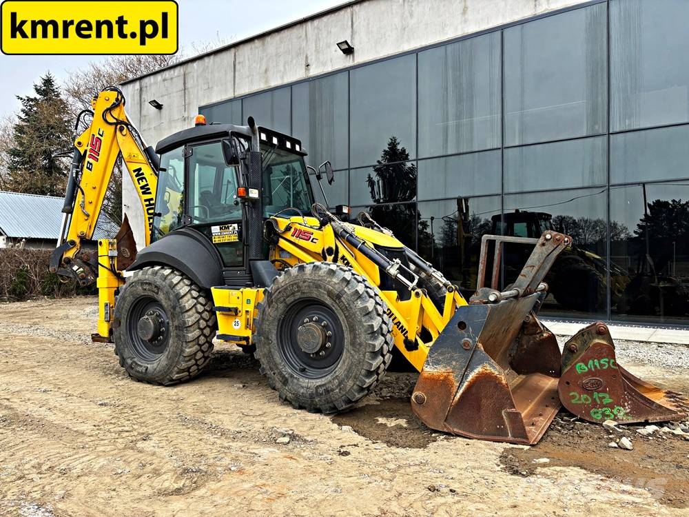 New Holland B 115 C KOPARKO-ŁADOWARKA 2017r. MTH: 3610 | jcb 3 Backhoe loaders