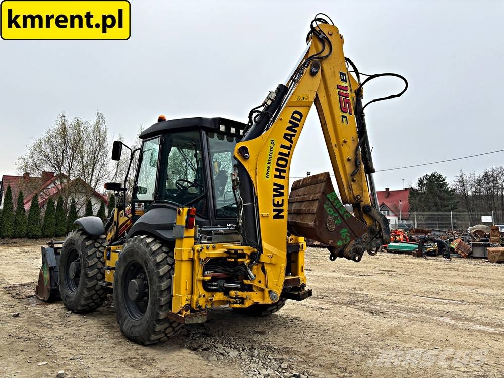 New Holland B 115 C KOPARKO-ŁADOWARKA 2017r. MTH: 3610 | jcb 3 Backhoe loaders