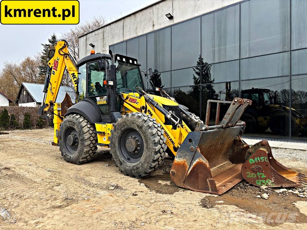 New Holland B 115 C KOPARKO-ŁADOWARKA 2017r. MTH: 3610 | jcb 3 Backhoe loaders