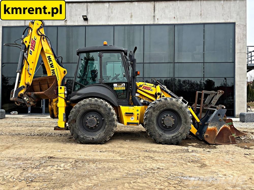 New Holland B 115 C KOPARKO-ŁADOWARKA 2017r. MTH: 3610 | jcb 3 Backhoe loaders