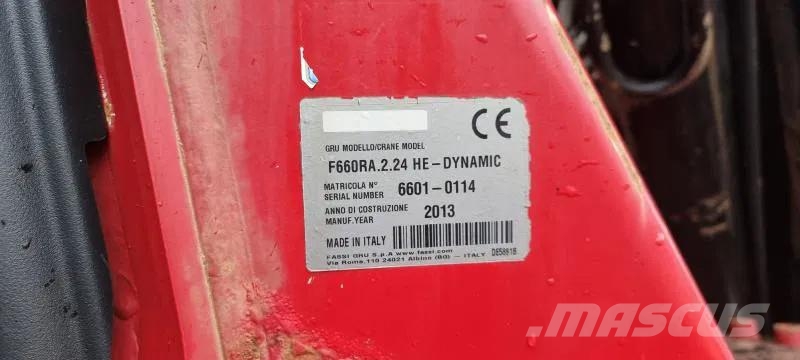 Mercedes-Benz AK 8X8 FASSI 660 EINZELBER SEILWINDE 全路面起重機/吊車