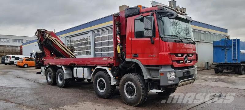 Mercedes-Benz AK 8X8 FASSI 660 EINZELBER SEILWINDE 全路面起重機/吊車