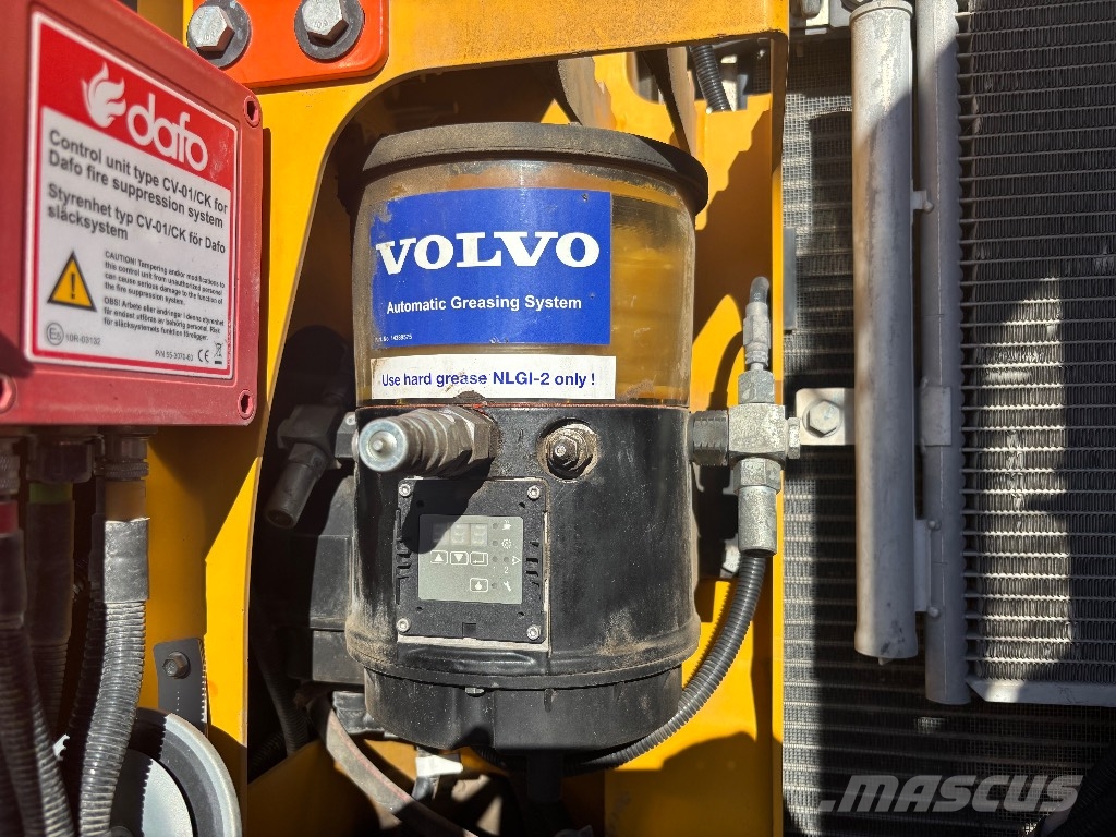Volvo EWR 170 E / Pyörittäjä, Kärry, 2 kauhaa, Stage V Pyöräkaivukoneet