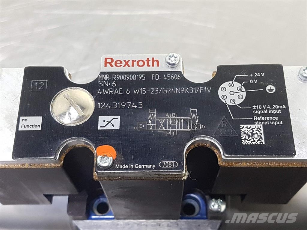 Rexroth 4WRAE6W15-23/G24N9K31/F1V-R900908195-Valve/Ventile Hydraulika