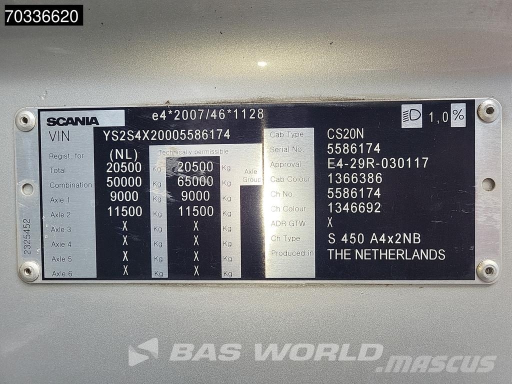 Scania S450 S 4X2 NL-Truck APK 08-2027 Retarder Full-Air Çekiciler