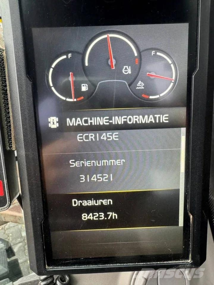 Volvo ECR145E L ECR145EL ENGCON DC2 GRIPPER Kāpurķēžu ekskavatori
