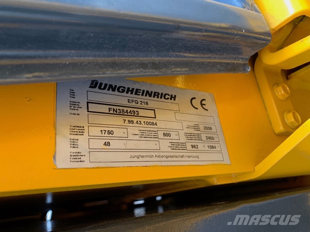 Jungheinrich EFG 218 Sähkötrukit