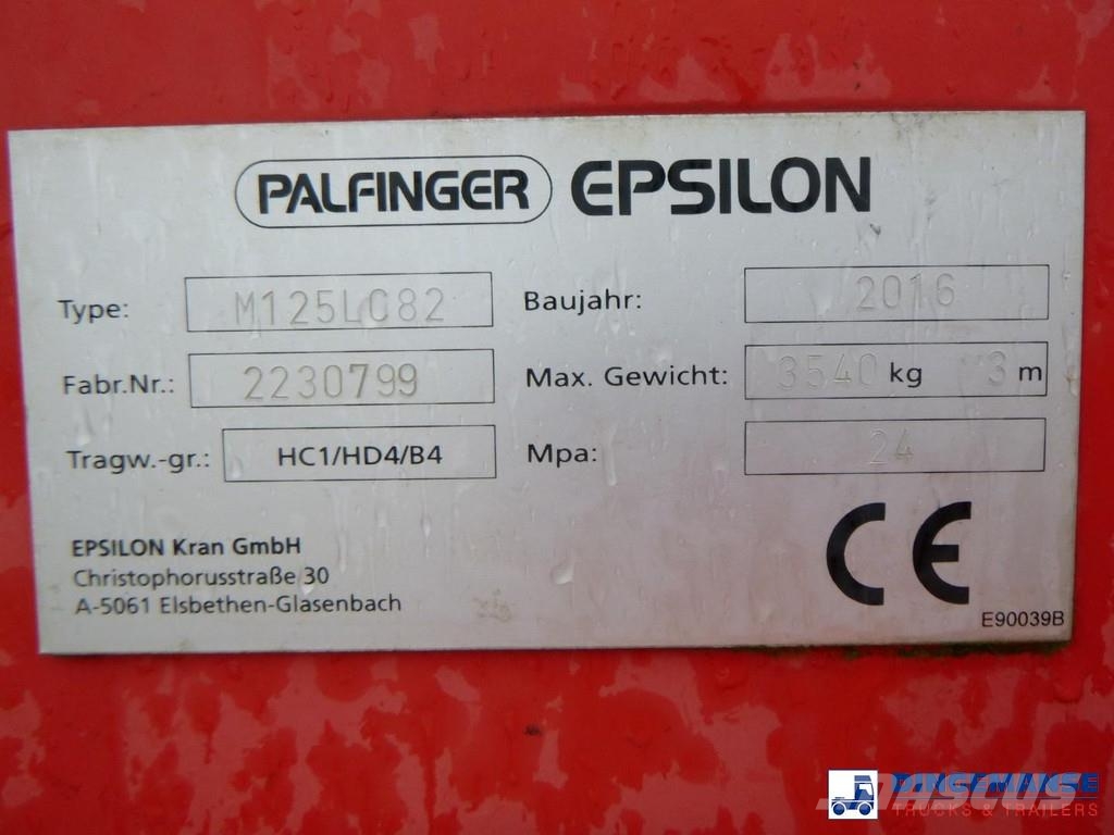 MAN TGS 35.400 8X4 RHD tipper + Palfinger Epsilon M125 Grues tout terrain