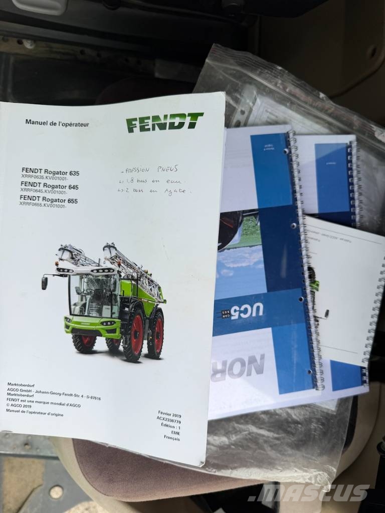 Fendt Rogator 645 Zelfrijdende spuitmachines