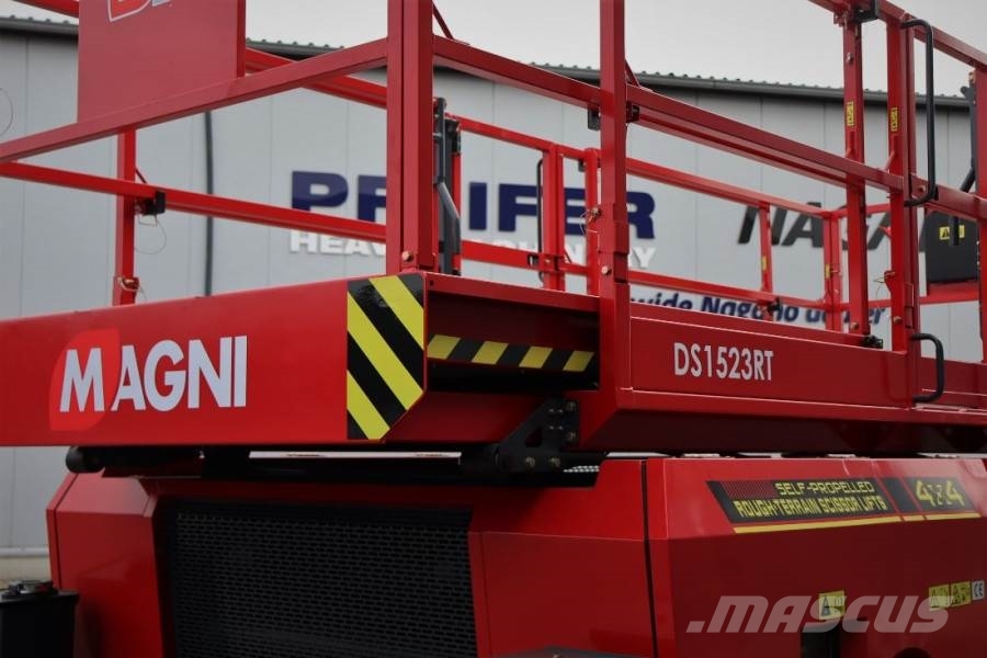 Magni DS1523RT Diesel, 4x4 Rough Terrain, 15m Working He Škaraste platforme