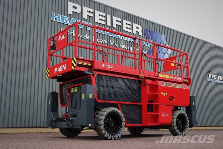 Magni DS1523RT Diesel, 4x4 Rough Terrain, 15m Working He Škaraste platforme